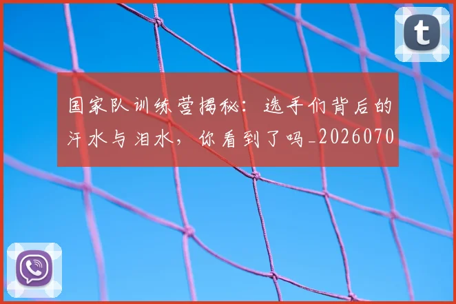 国家队训练营揭秘:选手们背后的汗水与泪水,你看到了吗_20260703222818